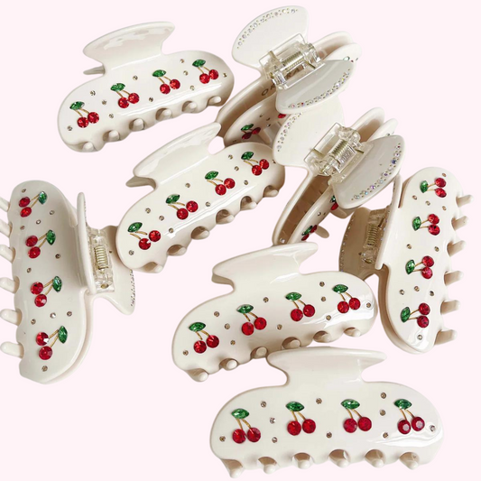 Cherry Hair Claw Clip